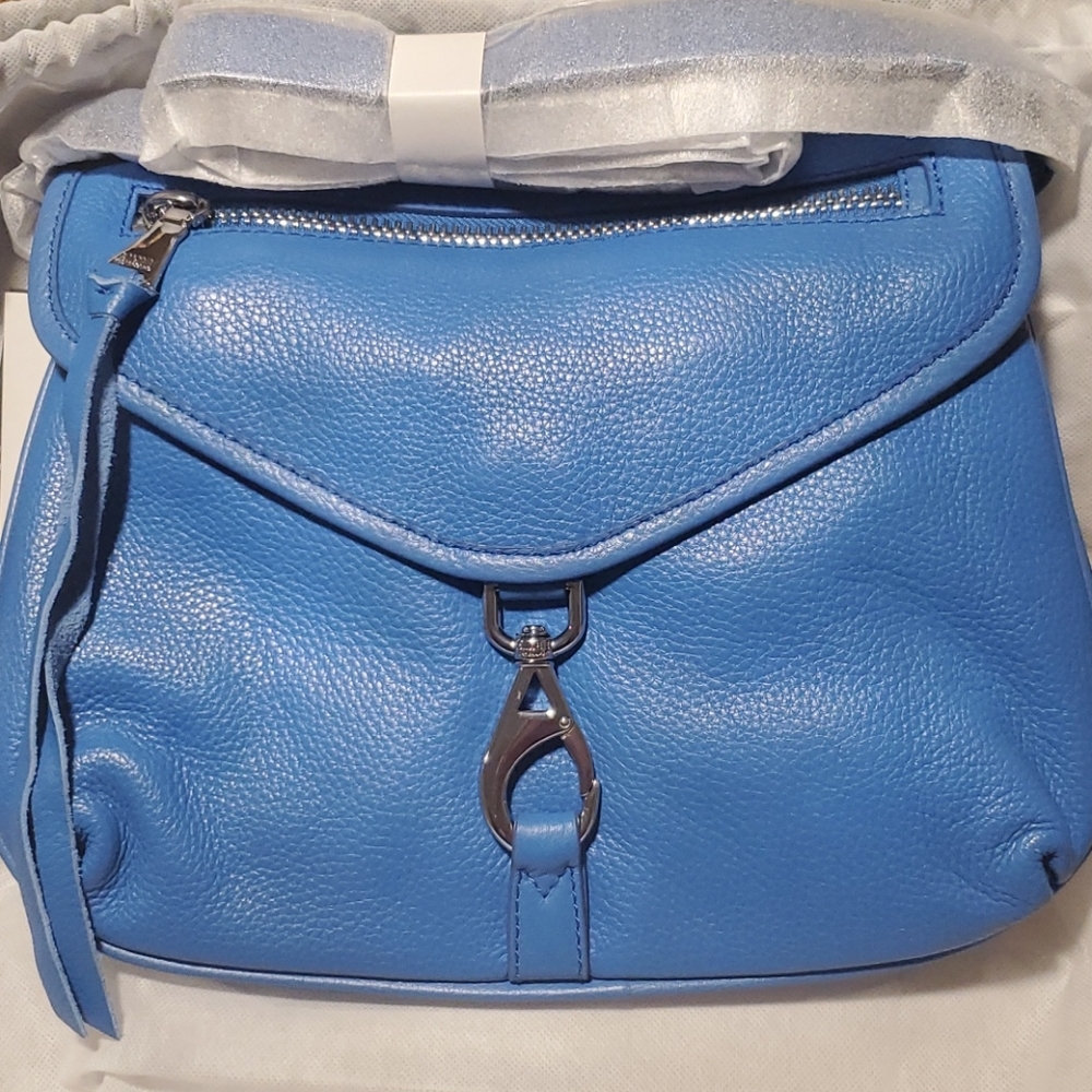 Rebecca Minkoff Blue Leather Crossbody Bag